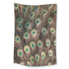 Bird-peacock Large Tapestry by nateshop