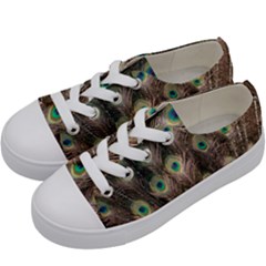 Bird-peacock Kids  Low Top Canvas Sneakers by nateshop