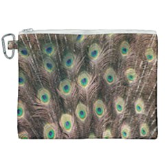 Bird-peacock Canvas Cosmetic Bag (xxl) by nateshop