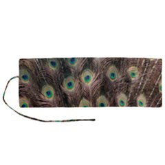 Bird-peacock Roll Up Canvas Pencil Holder (m) by nateshop