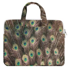 Bird-peacock Macbook Pro 16  Double Pocket Laptop Bag 