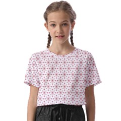 Pattern Christmas Pattern Red Stars Kids  Basic Tee by Sapixe