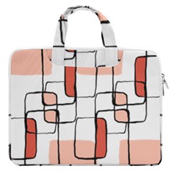 Abstract Seamless Pattern Art Macbook Pro 16  Double Pocket Laptop Bag  by Sapixe