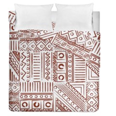 Tribal Pattern Vintage Texture Duvet Cover Double Side (Queen Size)