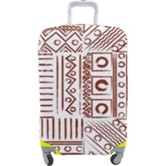 Tribal Pattern Vintage Texture Luggage Cover (Large)