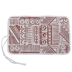 Tribal Pattern Vintage Texture Pen Storage Case (m) by Sapixe