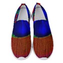 Peacock Plumage Fearher Bird Pattern Women s Slip On Sneakers View1