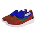 Peacock Plumage Fearher Bird Pattern Women s Slip On Sneakers View2