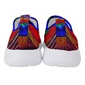 Peacock Plumage Fearher Bird Pattern Women s Slip On Sneakers View4