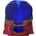 Peacock Plumage Fearher Bird Pattern Giant Full Print Backpack View1