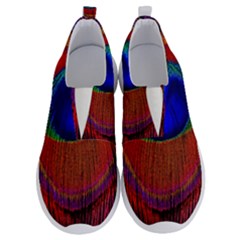 Peacock Plumage Fearher Bird Pattern No Lace Lightweight Shoes by Sapixe