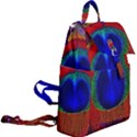 Peacock Plumage Fearher Bird Pattern Buckle Everyday Backpack View2