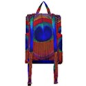 Peacock Plumage Fearher Bird Pattern Buckle Everyday Backpack View3