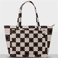 Illustration Checkered Pattern Decoration Back Pocket Shoulder Bag  by Sapixe