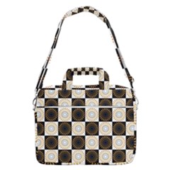 Illustration Checkered Pattern Decoration Macbook Pro 16  Shoulder Laptop Bag by Sapixe