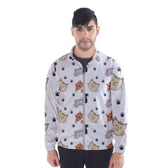 Cat Kitten Design Pattern Men s Windbreaker by Sapixe