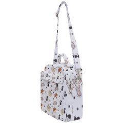 Cat Kitten Design Pattern Crossbody Day Bag by Sapixe