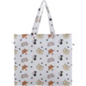 Cat Kitten Design pattern Canvas Travel Bag View1