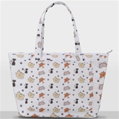 Cat Kitten Design Pattern Back Pocket Shoulder Bag  by Sapixe