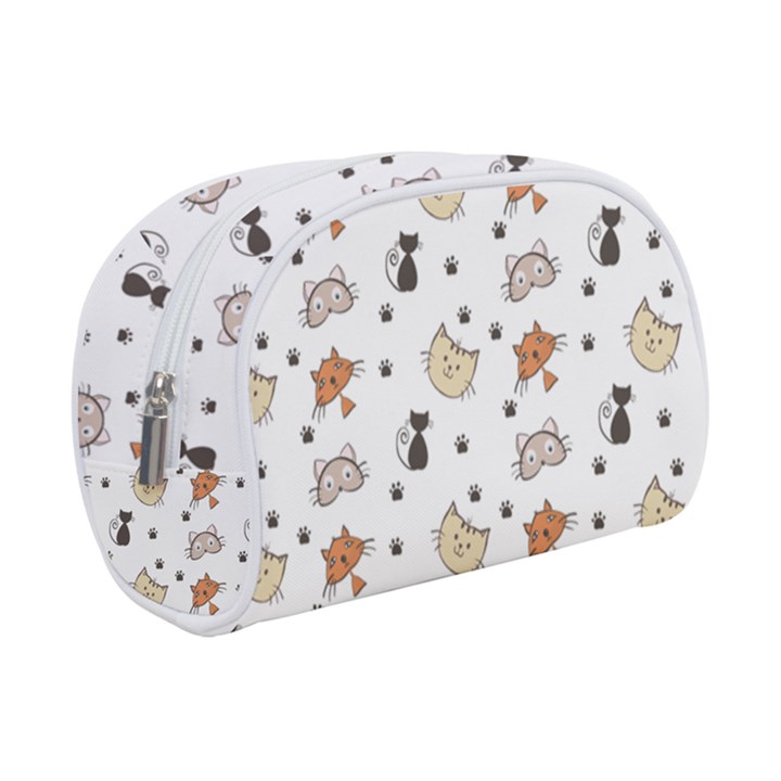 Cat Kitten Design pattern Make Up Case (Small)