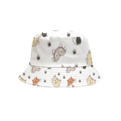 Cat Kitten Design Pattern Bucket Hat (kids) by Sapixe