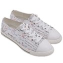 Math Formula Pattern Women s Low Top Canvas Sneakers View3