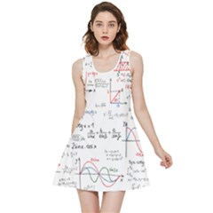 Math Formula Pattern Inside Out Reversible Sleeveless Dress by Sapixe