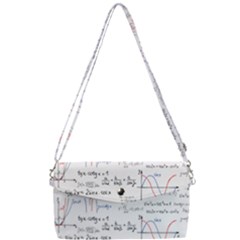 Math Formula Pattern Removable Strap Clutch Bag by Sapixe