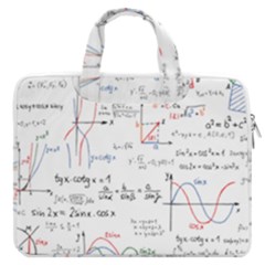 Math Formula Pattern Macbook Pro 13  Double Pocket Laptop Bag by Sapixe