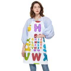 Vectors Alphabet Eyes Letters Funny Pocket Apron by Sapixe