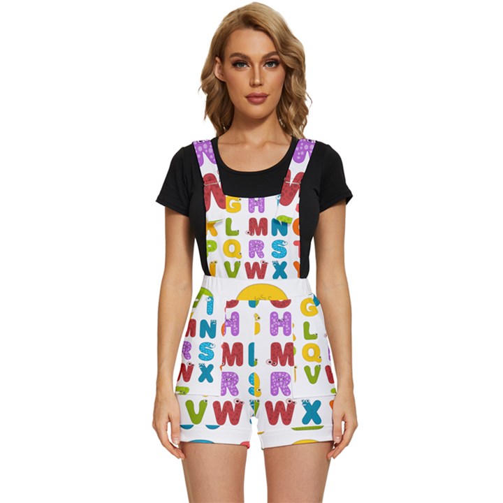 Vectors Alphabet Eyes Letters Funny Short Overalls