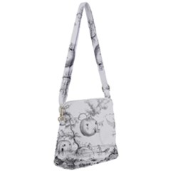 Vectors Fantasy Fairy Tale Sketch Zipper Messenger Bag by Sapixe