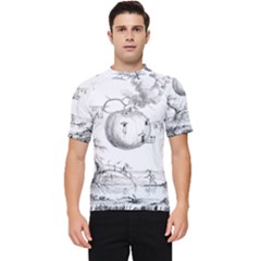 Vectors Fantasy Fairy Tale Sketch Men s Short Sleeve Rash Guard by Sapixe