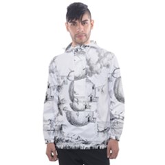 Vectors Fantasy Fairy Tale Sketch Men s Front Pocket Pullover Windbreaker by Sapixe