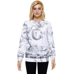 Vectors Fantasy Fairy Tale Sketch Hidden Pocket Sweatshirt by Sapixe