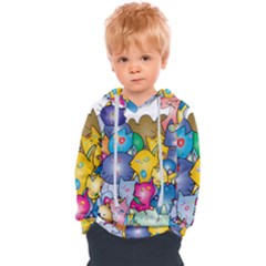 Cats Cartoon Cats Colorfulcats Kids  Overhead Hoodie by Sapixe