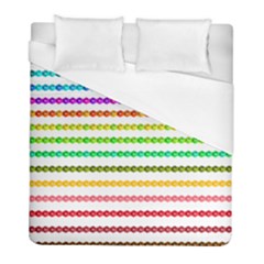 Ribbons Sequins Embellishment Duvet Cover (full/ Double Size) by Sapixe