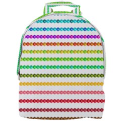 Ribbons Sequins Embellishment Mini Full Print Backpack by Sapixe