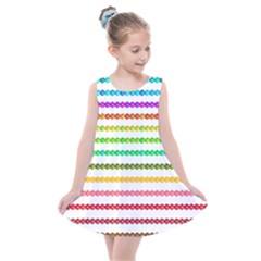 Ribbons Sequins Embellishment Kids  Summer Dress by Sapixe