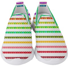 Ribbons Sequins Embellishment Kids  Slip On Sneakers by Sapixe