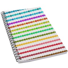 Ribbons Sequins Embellishment 5 5  X 8 5  Notebook by Sapixe