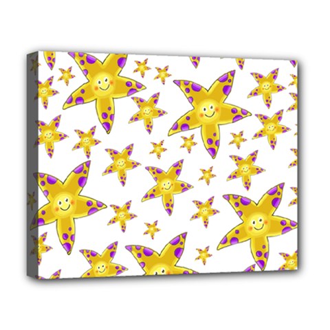 Isolated Transparent Starfish Deluxe Canvas 20  X 16  (stretched) by Sapixe