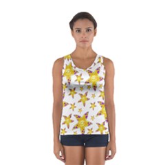 Isolated Transparent Starfish Sport Tank Top  by Sapixe