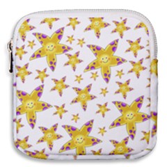 Isolated Transparent Starfish Mini Square Pouch by Sapixe