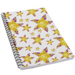 Isolated Transparent Starfish 5 5  X 8 5  Notebook by Sapixe