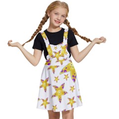 Isolated Transparent Starfish Kids  Apron Dress by Sapixe