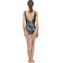 Plumage Peacock Feather Colorful Center Cut Out Swimsuit View2