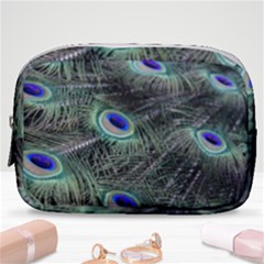 Plumage Peacock Feather Colorful Make Up Pouch (small) by Sapixe