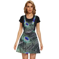 Plumage Peacock Feather Colorful Apron Dress