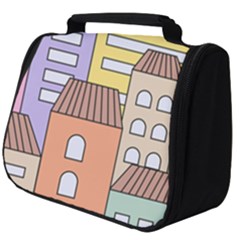 Houses City Architecture Building Full Print Travel Pouch (big)